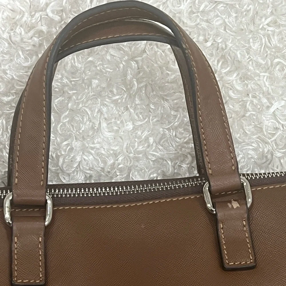 Prada Chocolate Leather Briefcase